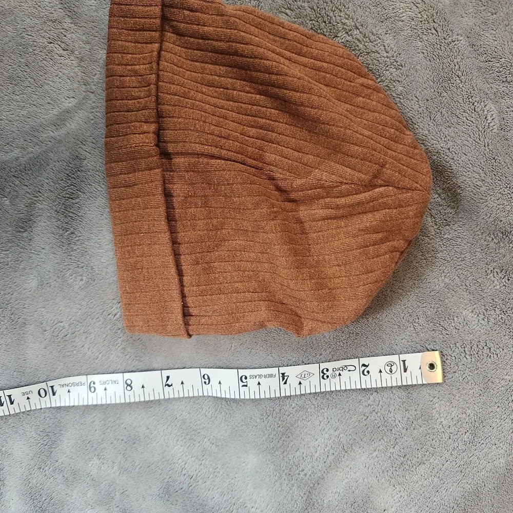 Kate Quinn 2T-4T Orange Beanie Hat Winter Fall‎ Ribbed